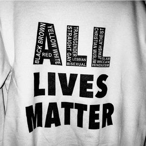 2/$20 United we stand All lives matter crew sweatshirt